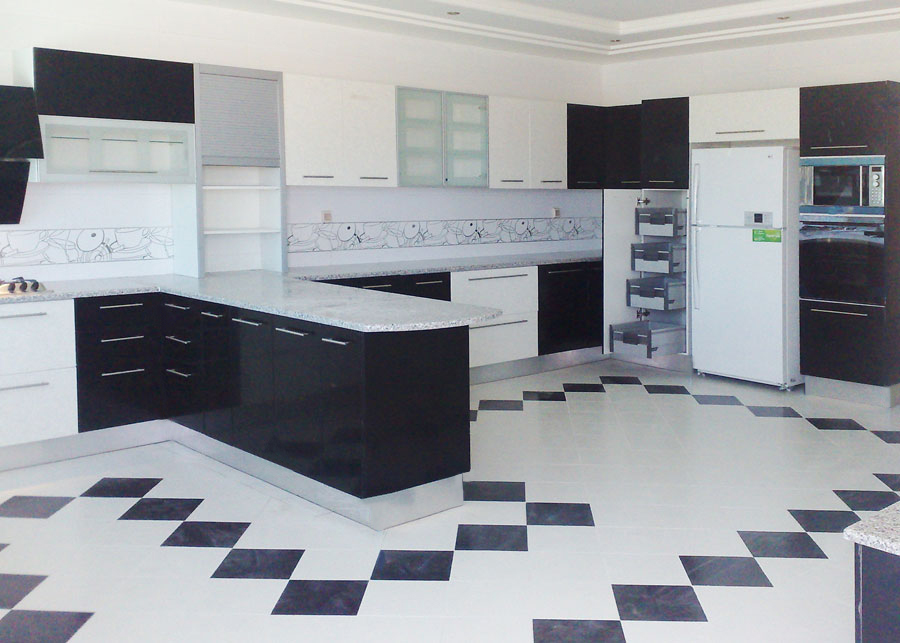 Cuisine Top Cuisine Fabrication Montage Et Carrelage Noir Et Blanc Salle De Bain Cuisine Top Cuisine Fabrication Montage Et Carrelage Noir Et Blanc Salle De Bain